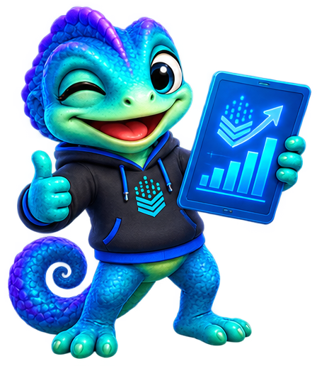 Tamivra mascot presenting analytics and demo CTA